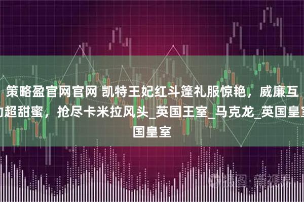 策略盈官网官网 凯特王妃红斗篷礼服惊艳，威廉互动超甜蜜，抢尽卡米拉风头_英国王室_马克龙_英国皇室